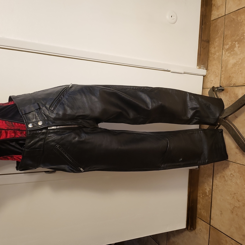 Leather Harley Davidson pants
